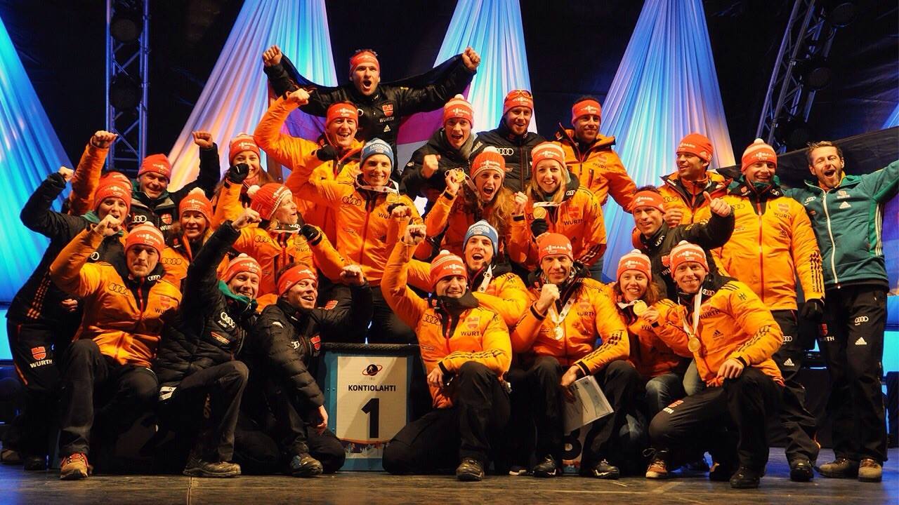 Erfolge: Weltmeisterschaft 2015 - Biathlon Team 